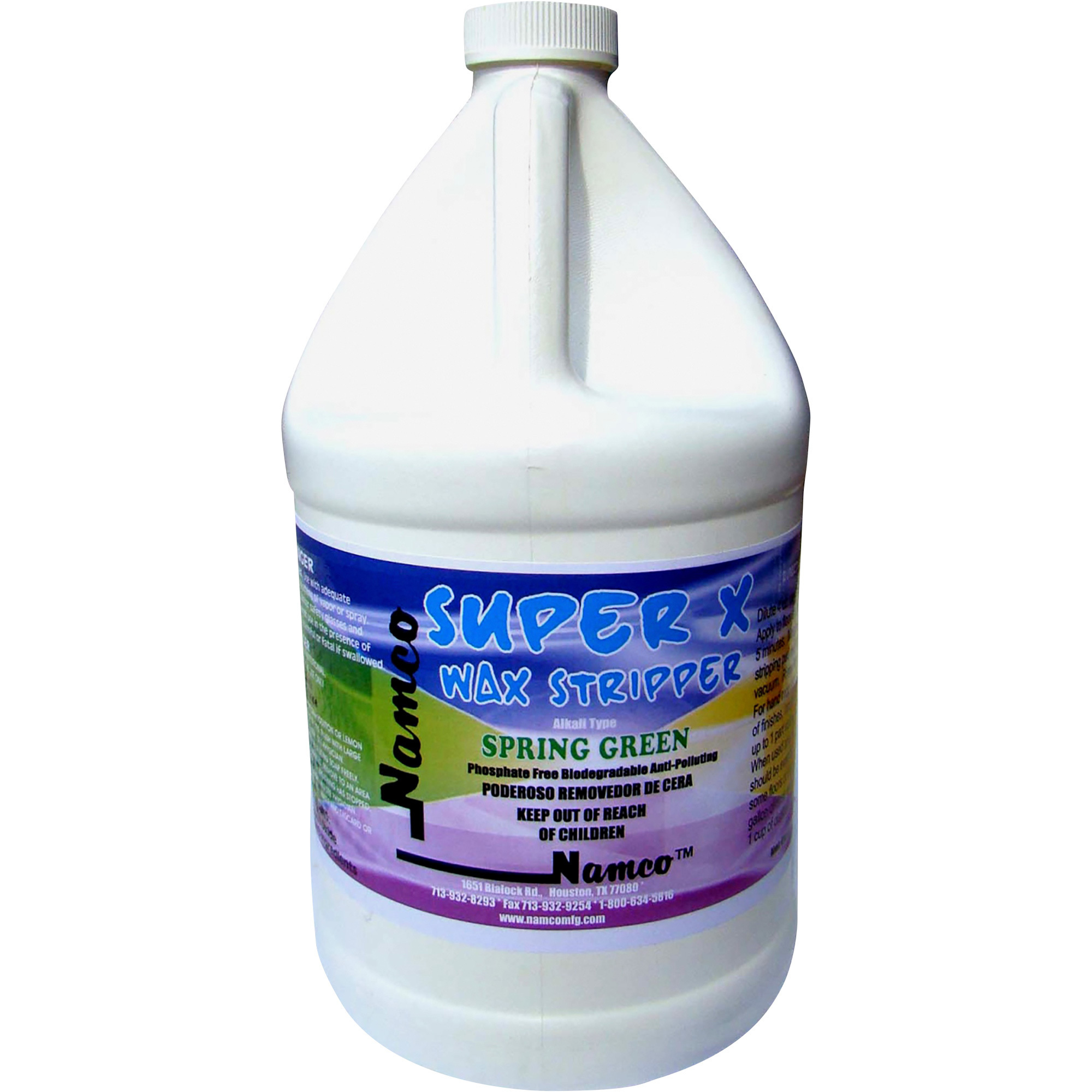 Namco Super X Floor Wax Stripper, (4) 1-Gallon Bottles, Model# 2011-1